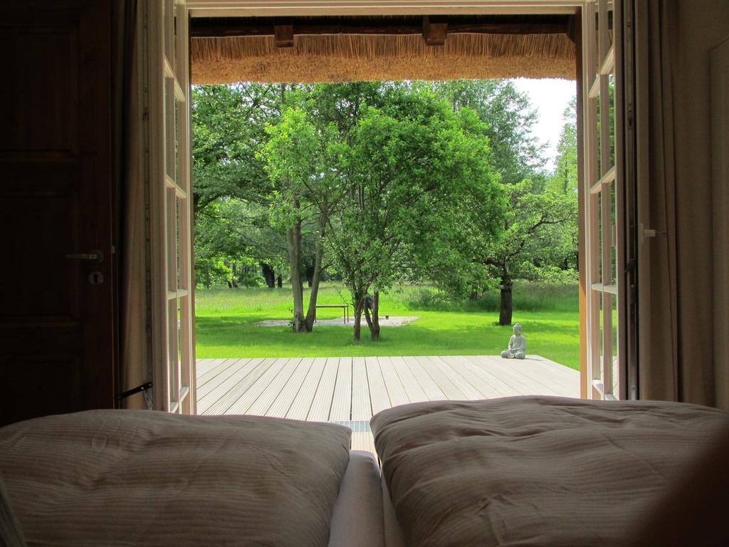 Villa Exklusives Holzhaus à Burg  Chambre photo